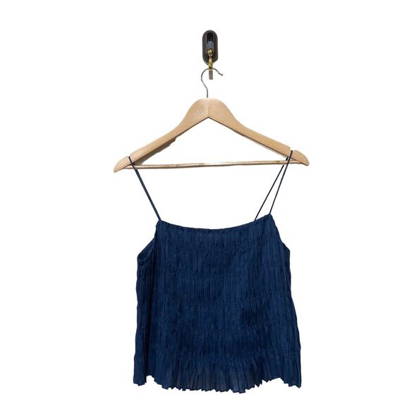 LAFAYETTE‎ 148 Smocked Cropped Cami Size XL - Picture 6 of 7